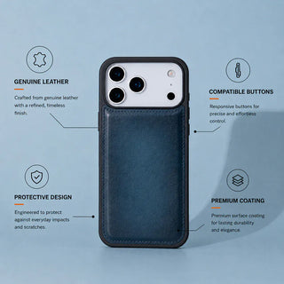 Bouletta Phone Case Flex Cover iPhone 17 Pro Max Leather Case Premium Koruma