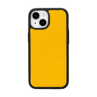 Bouletta Phone Case Yellow Flex Cover Leather iPhone 15 Case Premium Koruma