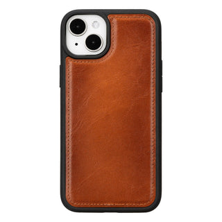 Bouletta Phone Case Tan Flex Cover Leather iPhone 15 Plus Case Premium Koruma