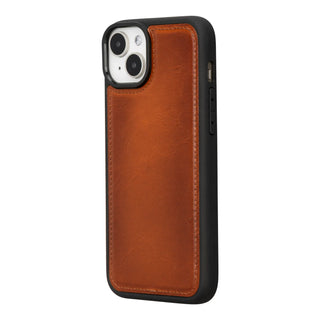 Bouletta Phone Case Tan Flex Cover Leather iPhone 15 Plus Case Premium Koruma