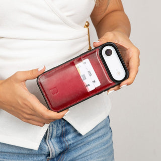 Bouletta Phone Case Flex Cover Leather iPhone 17 Air Case with Card Holder Premium Koruma