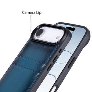 Bouletta Phone Case Flex Cover Leather iPhone 17 Air Case with Card Holder Premium Koruma