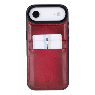 Bouletta Phone Case Flex Cover Leather iPhone 17 Air Case with Card Holder Premium Koruma