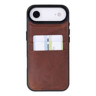 Bouletta Phone Case Flex Cover Leather iPhone 17 Air Case with Card Holder Premium Koruma