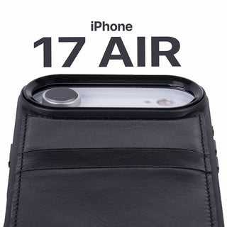 Bouletta Phone Case Flex Cover Leather iPhone 17 Air Case with Card Holder Premium Koruma