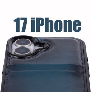 Bouletta Phone Case Flex Cover Leather iPhone 17 Case with Card Holder Premium Koruma