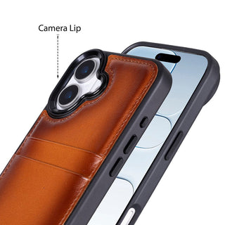 Bouletta Phone Case Flex Cover Leather iPhone 17 Case with Card Holder Premium Koruma
