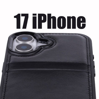 Bouletta Phone Case Flex Cover Leather iPhone 17 Case with Card Holder Premium Koruma