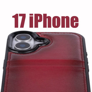 Bouletta Phone Case Flex Cover Leather iPhone 17 Case with Card Holder Premium Koruma