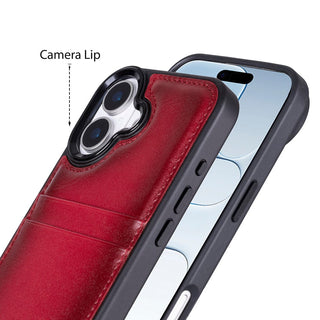 Bouletta Phone Case Flex Cover Leather iPhone 17 Case with Card Holder Premium Koruma