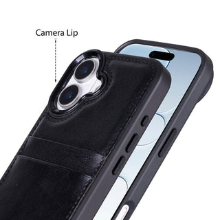 Bouletta Phone Case Flex Cover Leather iPhone 17 Case with Card Holder Premium Koruma