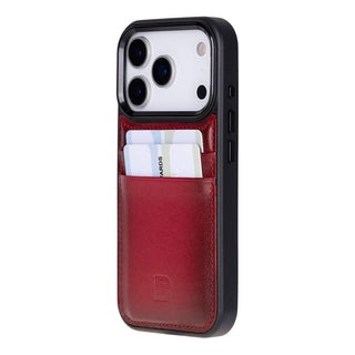 Bouletta Phone Case Flex Cover Leather iPhone 17 Pro Case with Card Holder Premium Koruma