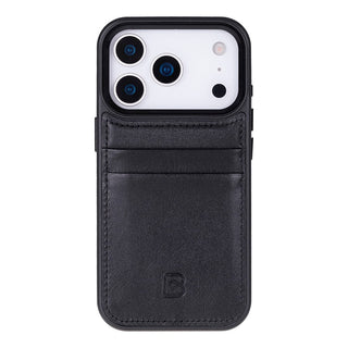 Bouletta Phone Case Flex Cover Leather iPhone 17 Pro Case with Card Holder Premium Koruma