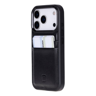 Bouletta Phone Case Flex Cover Leather iPhone 17 Pro Case with Card Holder Premium Koruma