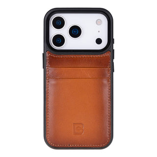Bouletta Phone Case Flex Cover Leather iPhone 17 Pro Case with Card Holder Premium Koruma
