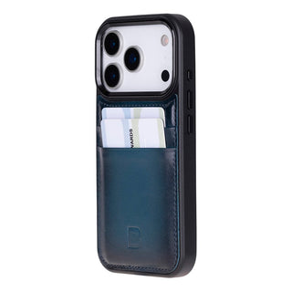 Bouletta Phone Case Flex Cover Leather iPhone 17 Pro Case with Card Holder Premium Koruma