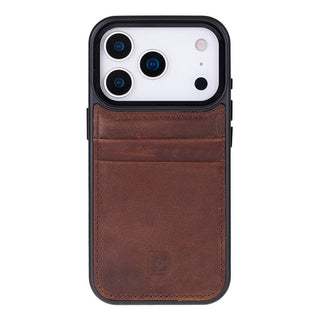 Bouletta Phone Case Flex Cover Leather iPhone 17 Pro Case with Card Holder Premium Koruma