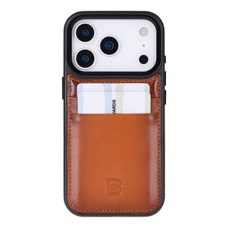 Bouletta Phone Case Flex Cover Leather iPhone 17 Pro Case with Card Holder Premium Koruma