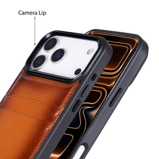 Bouletta Phone Case Flex Cover Leather iPhone 17 Pro Max Case with Card Holder Premium Koruma