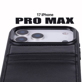 Bouletta Phone Case Flex Cover Leather iPhone 17 Pro Max Case with Card Holder Premium Koruma