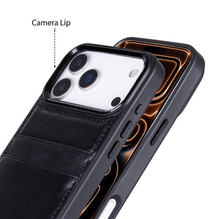Bouletta Phone Case Flex Cover Leather iPhone 17 Pro Max Case with Card Holder Premium Koruma