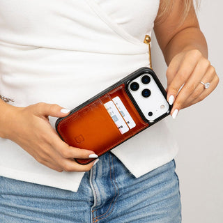 Bouletta Phone Case Flex Cover Leather iPhone 17 Pro Max Case with Card Holder Premium Koruma