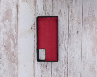 Bouletta Phone Case Red Flex Cover Samsung Note 20 Ultra Leather Case Premium Koruma