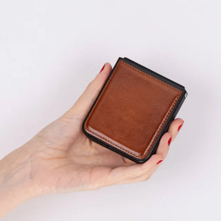 Bouletta Phone Case Flex Cover Samsung Z Flip 6 Leather Case Premium Koruma