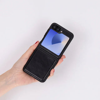 Bouletta Phone Case Flex Cover Samsung Z Flip 6 Leather Case Premium Koruma