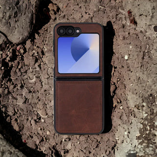 Bouletta Phone Case Flex Cover Samsung Z Flip 6 Leather Case Premium Koruma