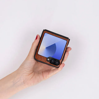 Bouletta Phone Case Flex Cover Samsung Z Flip 6 Leather Case Premium Koruma