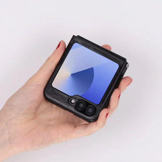 Bouletta Phone Case Flex Cover Samsung Z Flip 6 Leather Case Premium Koruma