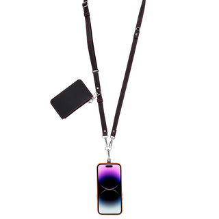 Bouletta Cell Phone Crossbody Bag FlexGo PU Leather Phone Strap & Wallet Set – Clip-On Flex Premium Koruma