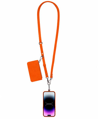 Bouletta Cell Phone Crossbody Bag FlexGo PU Leather Phone Strap & Wallet Set – Clip-On Flex Premium Koruma