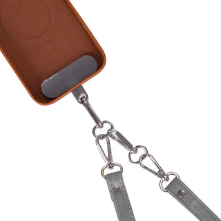 Bouletta Cell Phone Crossbody Bag FlexGo PU Leather Phone Strap & Wallet Set – Clip-On Flex Premium Koruma
