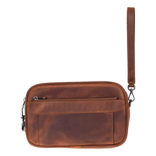 Bouletta Men Wallet Saddle Brown Forge Leather Handbag Premium Koruma