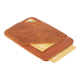 Bouletta Card Holder Saddle Brown Forli Leather Card Holder Premium Koruma