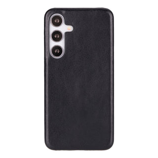 Bouletta Deri Galaxy S25 Kılıfı Siyah Galaxy S25 Uyumlu Hakiki Deri Arka Kapak Premium Koruma