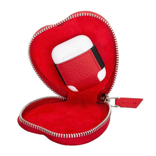 Bouletta AirPods Case Heart AirPods 1 / 2 Genuine Leather Case Premium Koruma