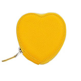 Bouletta AirPods Case Yellow Heart AirPods 1 / 2 Genuine Leather Case Premium Koruma