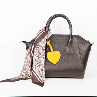 Bouletta charm Heart Leather Bag Charm Premium Koruma