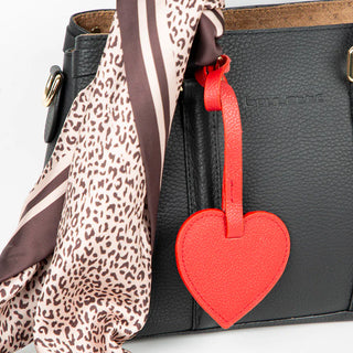 Bouletta charm Heart Leather Bag Charm Premium Koruma