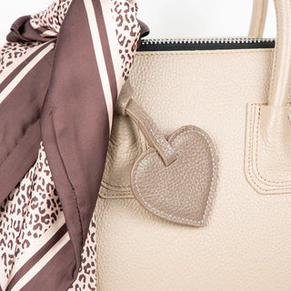 Bouletta charm Heart Leather Bag Charm Premium Koruma