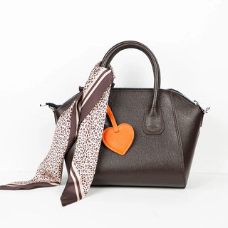 Bouletta charm Heart Leather Bag Charm Premium Koruma