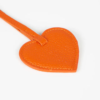 Bouletta charm Coral Heart Leather Bag Charm Premium Koruma