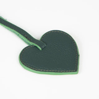 Bouletta charm Moss Heart Leather Bag Charm Premium Koruma