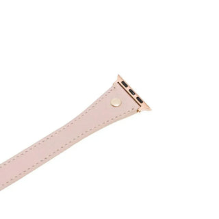 Bouletta Watch Band Hector Double Tour Leather Apple Watch Band with Gold Trok Premium Koruma