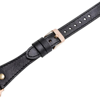 Bouletta Watch Band Hector Double Tour Leather Apple Watch Band with Gold Trok Premium Koruma