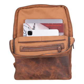 Bouletta MacBook / Laptop Backpack Hidden Castle Leather Backpack Premium Koruma