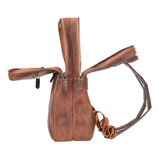 Bouletta MacBook / Laptop Backpack Hidden Castle Leather Backpack Premium Koruma